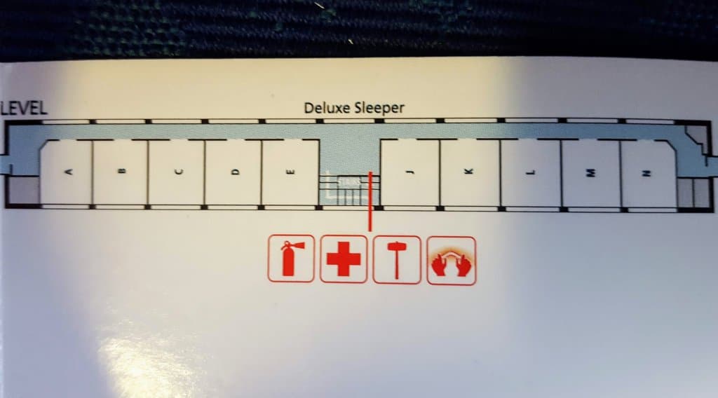 Amtrak Superline Bedroom Train Car Diagram