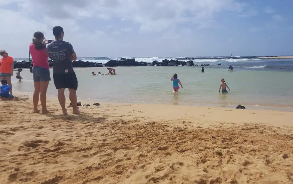 Where to stay on Kauai - The Protected Baby/Toddler pool at Poipu Beach
