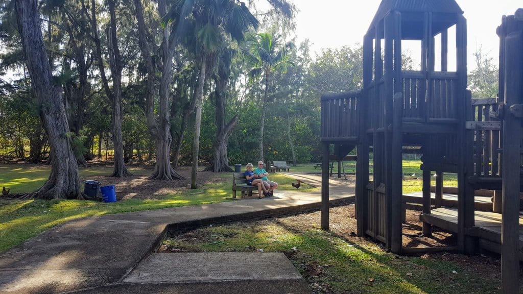 Where to stay on Kauai - Lydgate Playground