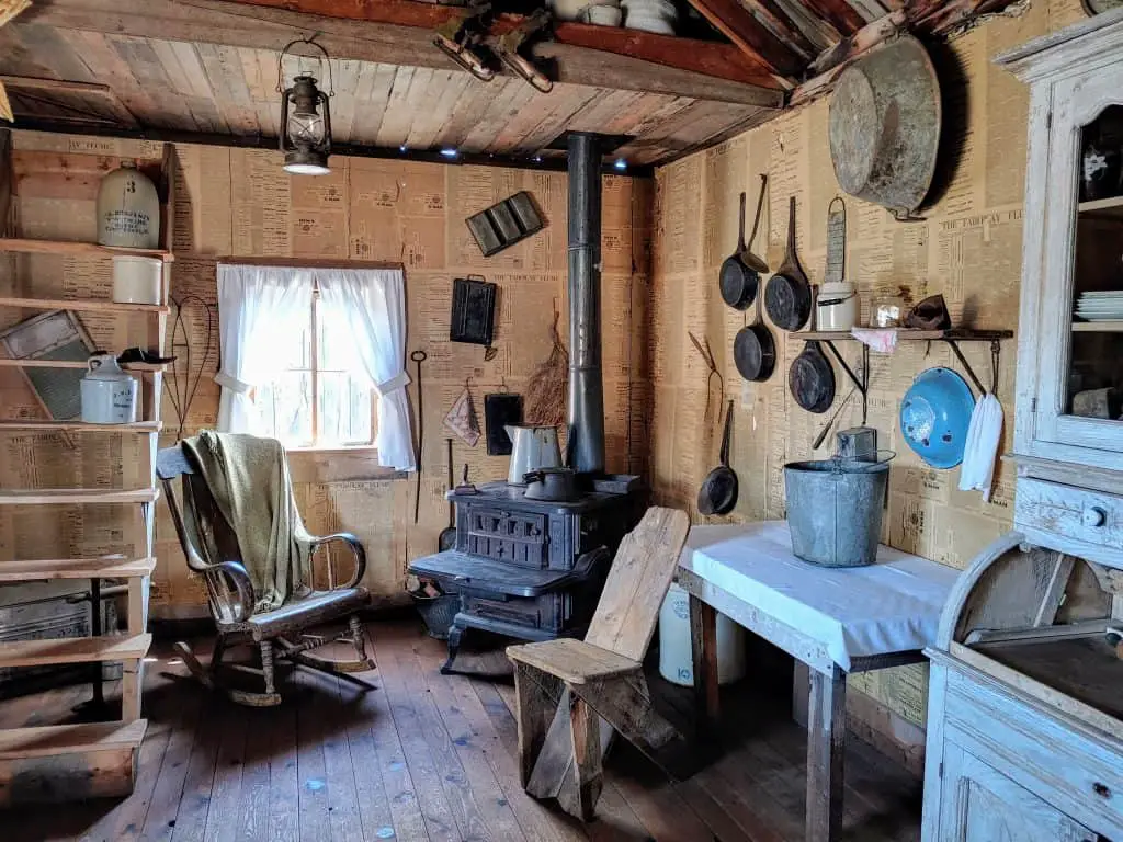 Restored mining cabin in South Park City Colorado - Gold Mine Tours In Colorado