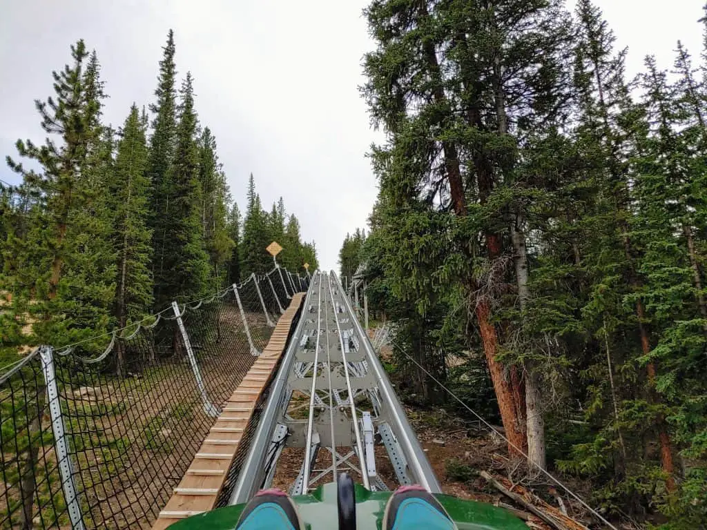 The Rocky Mountain Coaster at Copper Mountain in the Summer