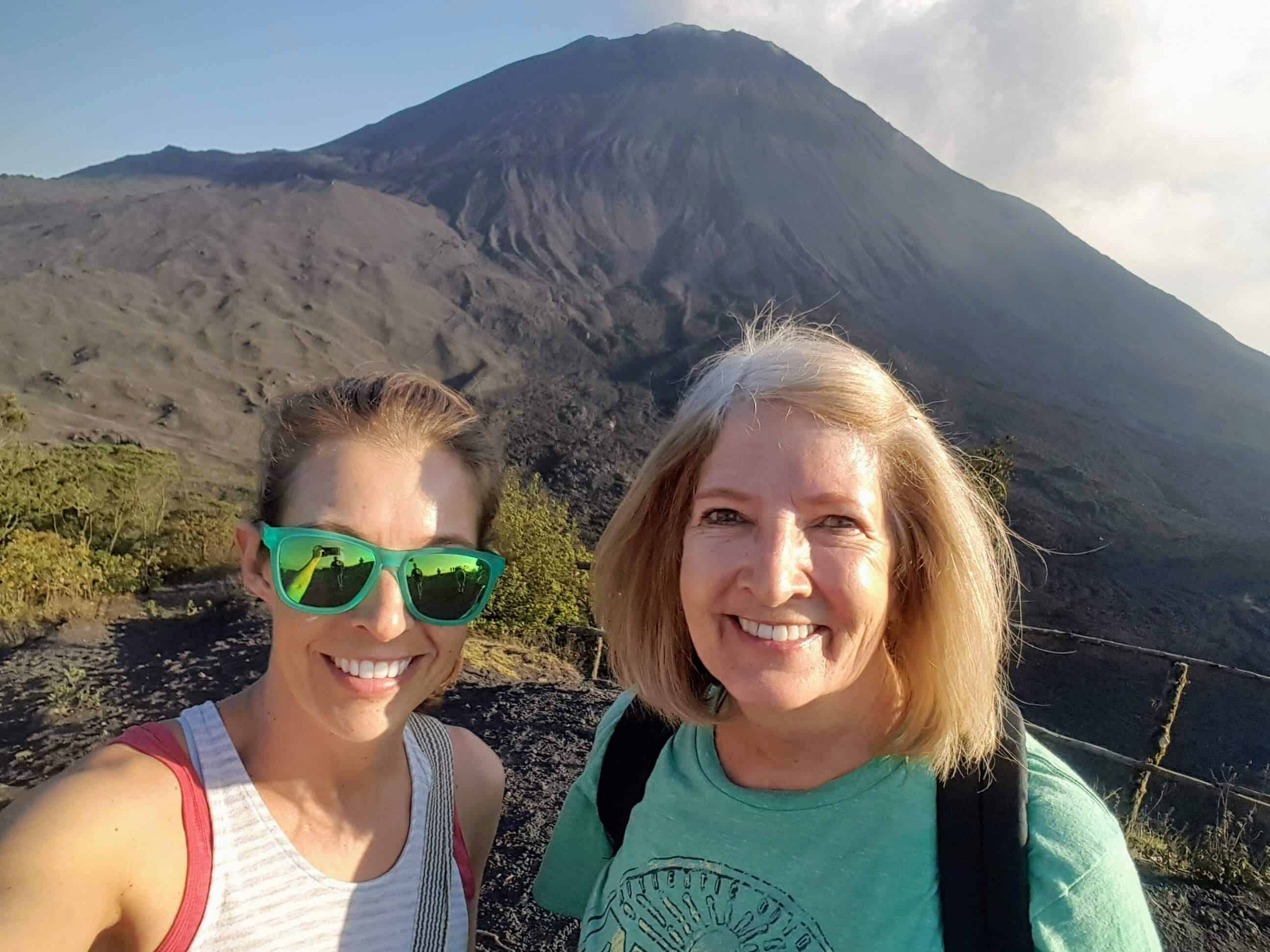 Pacaya Volcano Hike me and my mom