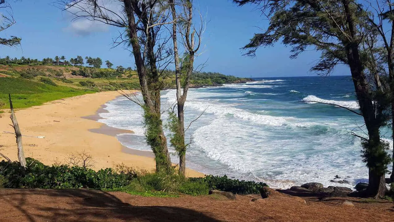 Where to stay on Kauai - Beach in Kapaa