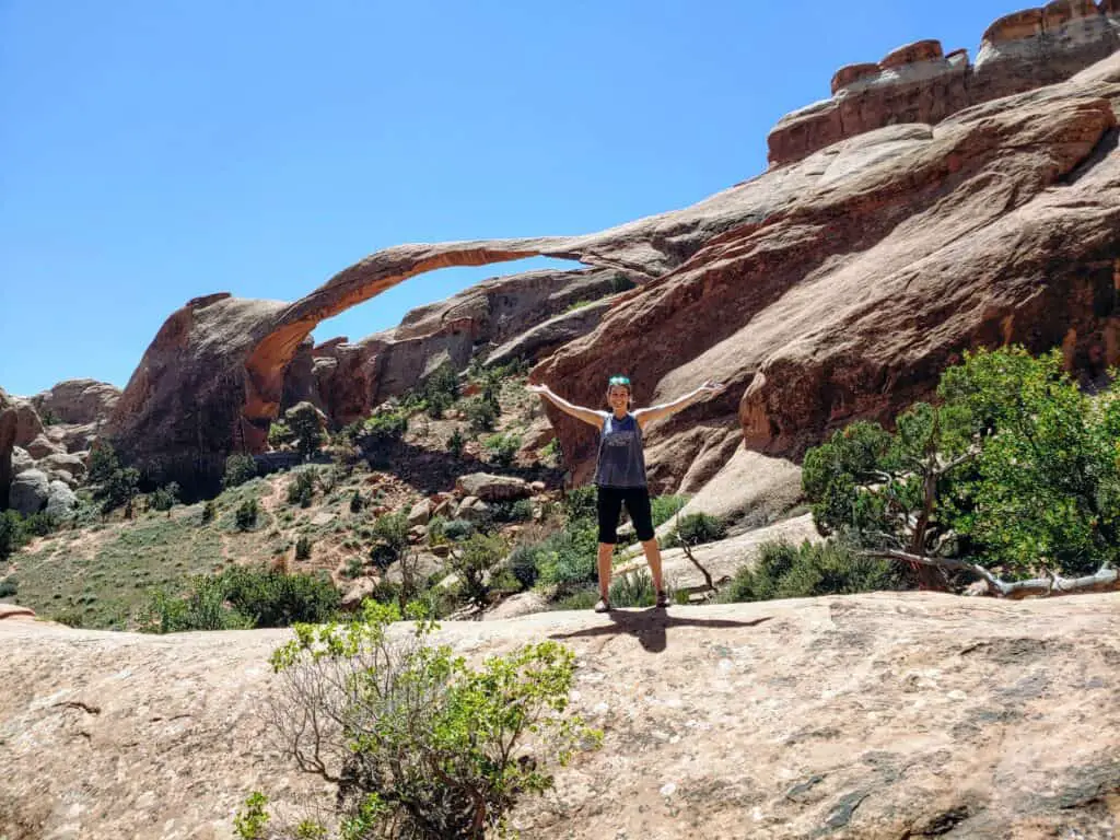 Landscape Arch perfect photo spot