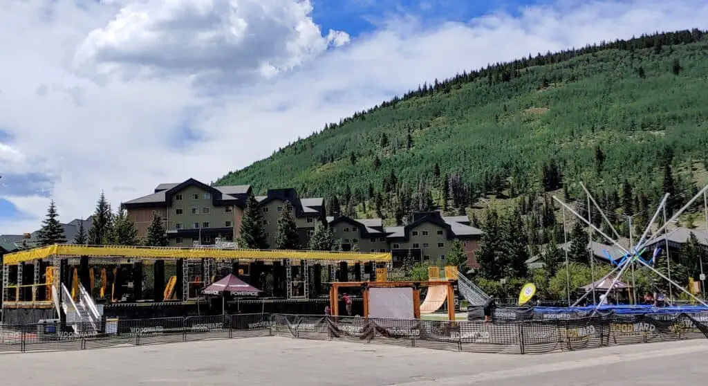 Trampoline at Copper Mountain