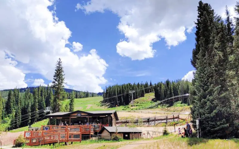 Copper Mountain ski resort in Colorado in the summer