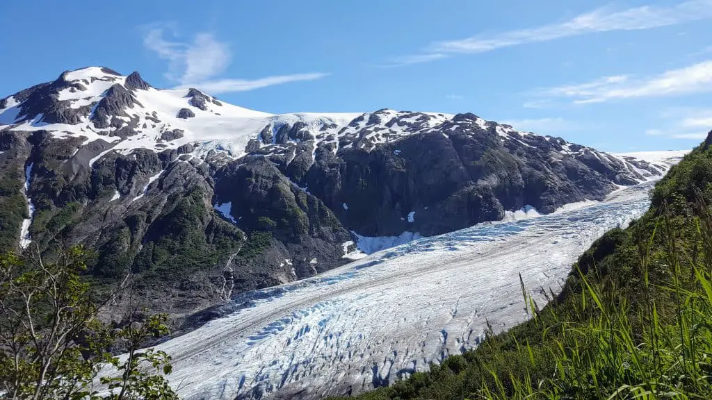 Exit Glacier in Kenai Fjords National Park. Part of an Alaska Road Trip