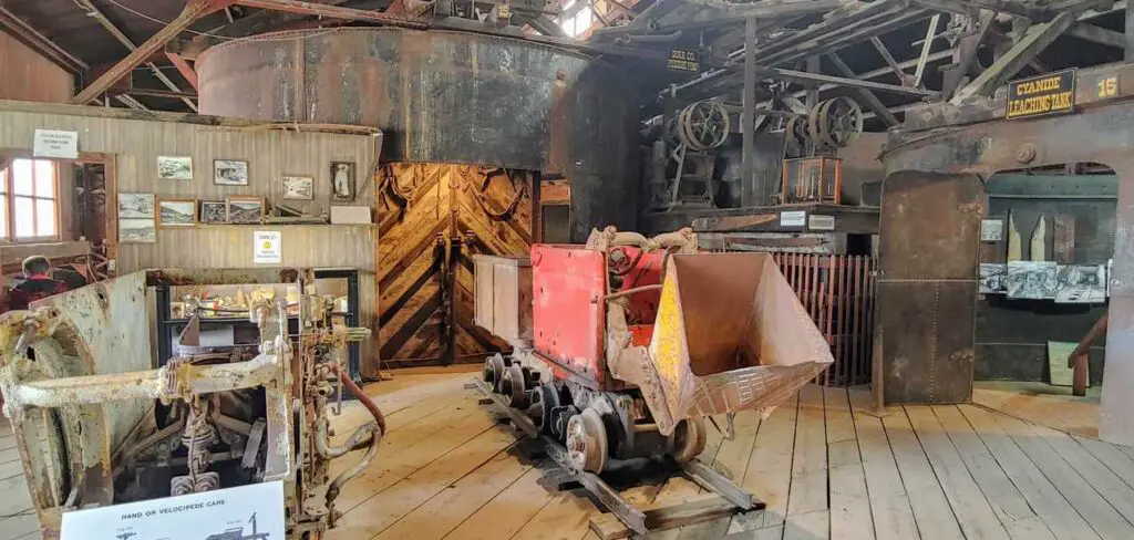Inside the Argo Gold Mill and tunnel in Idaho Springs Colorado