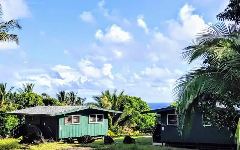 View from Waianapanapa State Park Cabin #12