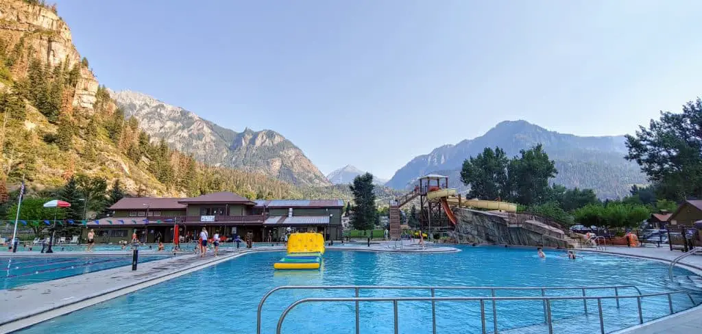 Ouray Hot Springs Pool- One of many things to do in Ouray CO in the Summer