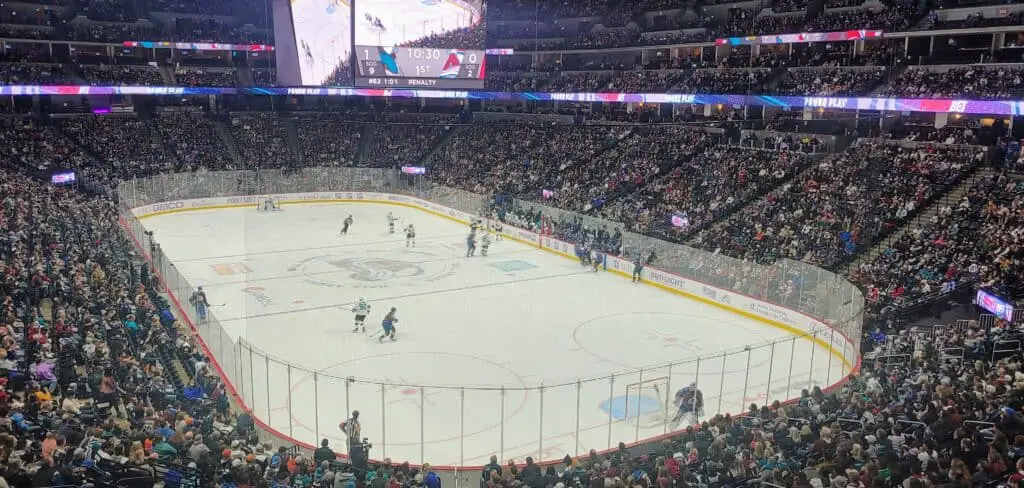 avalanche hockey game in Denver Colorado